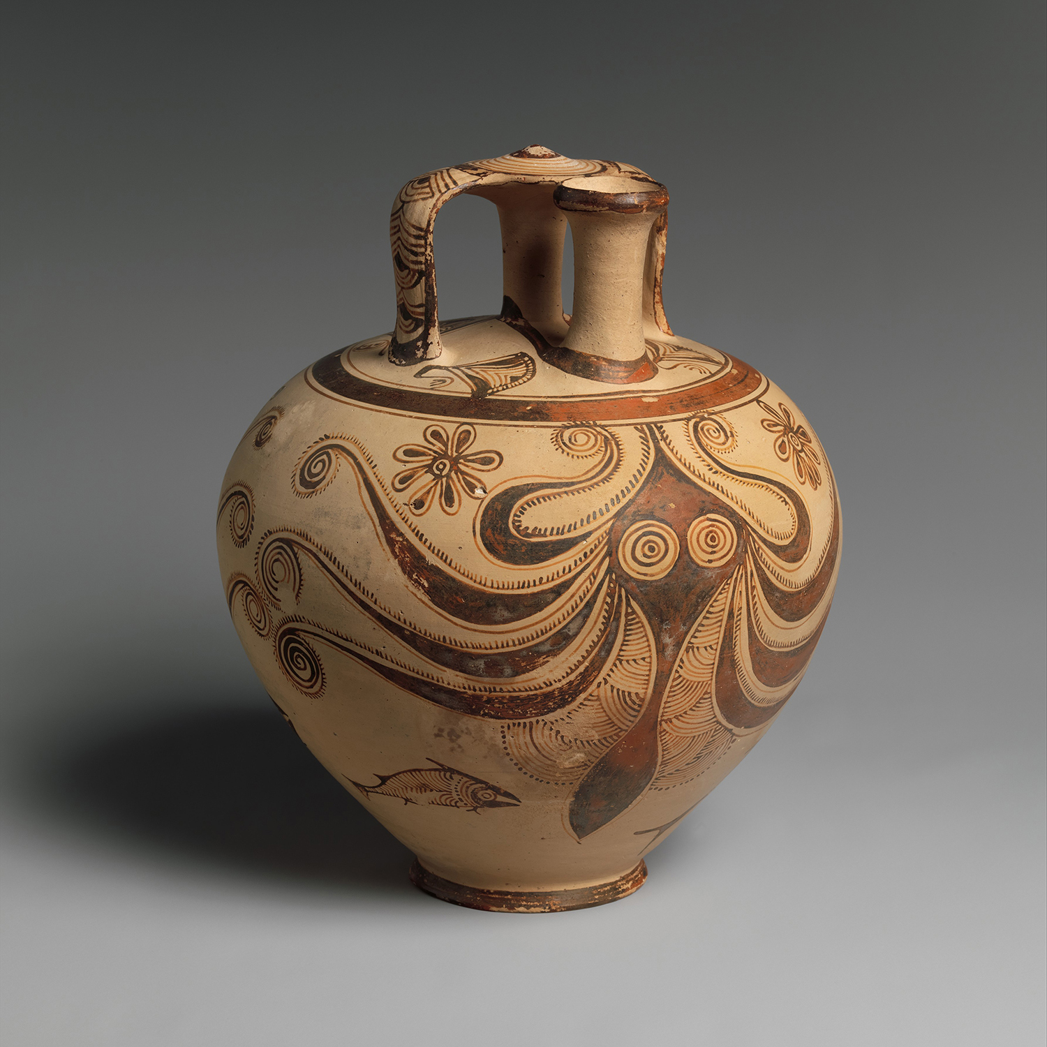 Terracotta jug, Terracotta, Minoan